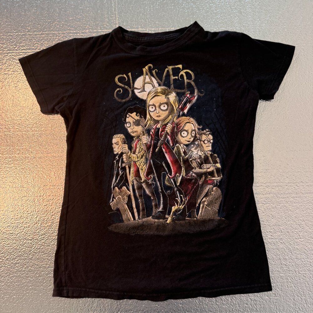 Buffy the Vampire Slayer tshift Sz XS Womens Y2k 90s TV Pop‎ Culture Vtg Goth